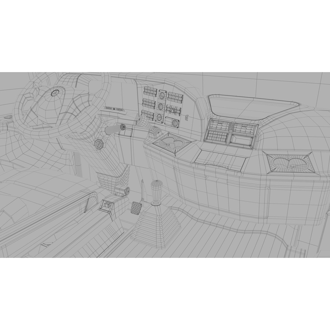 Mercedes Actros 4144 3D Model – High Poly Vehicle Asset, FBX, OBJ, Blender - View 33