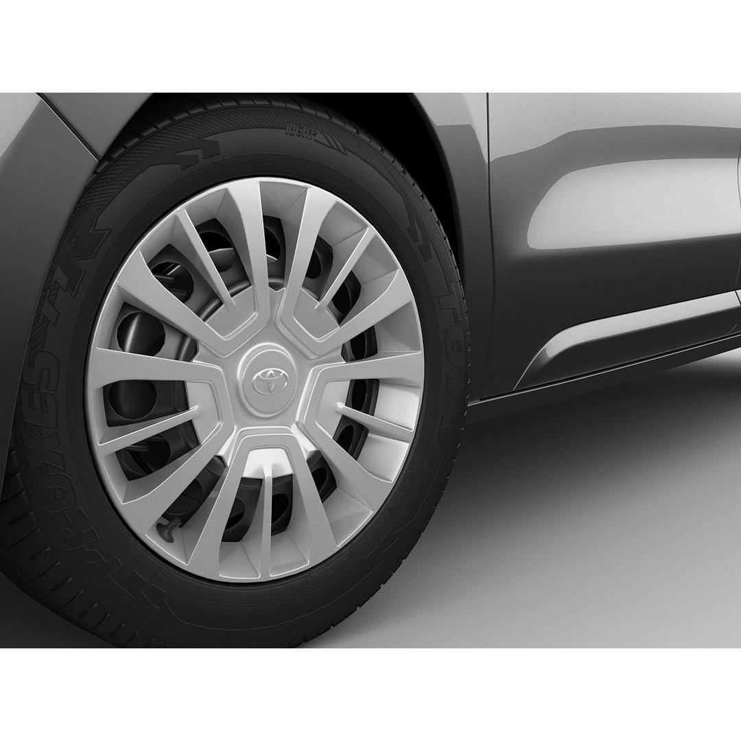 Toyota Proace Van 2016 3D Model – Detailed Exterior, Game-Ready Formats - View 11