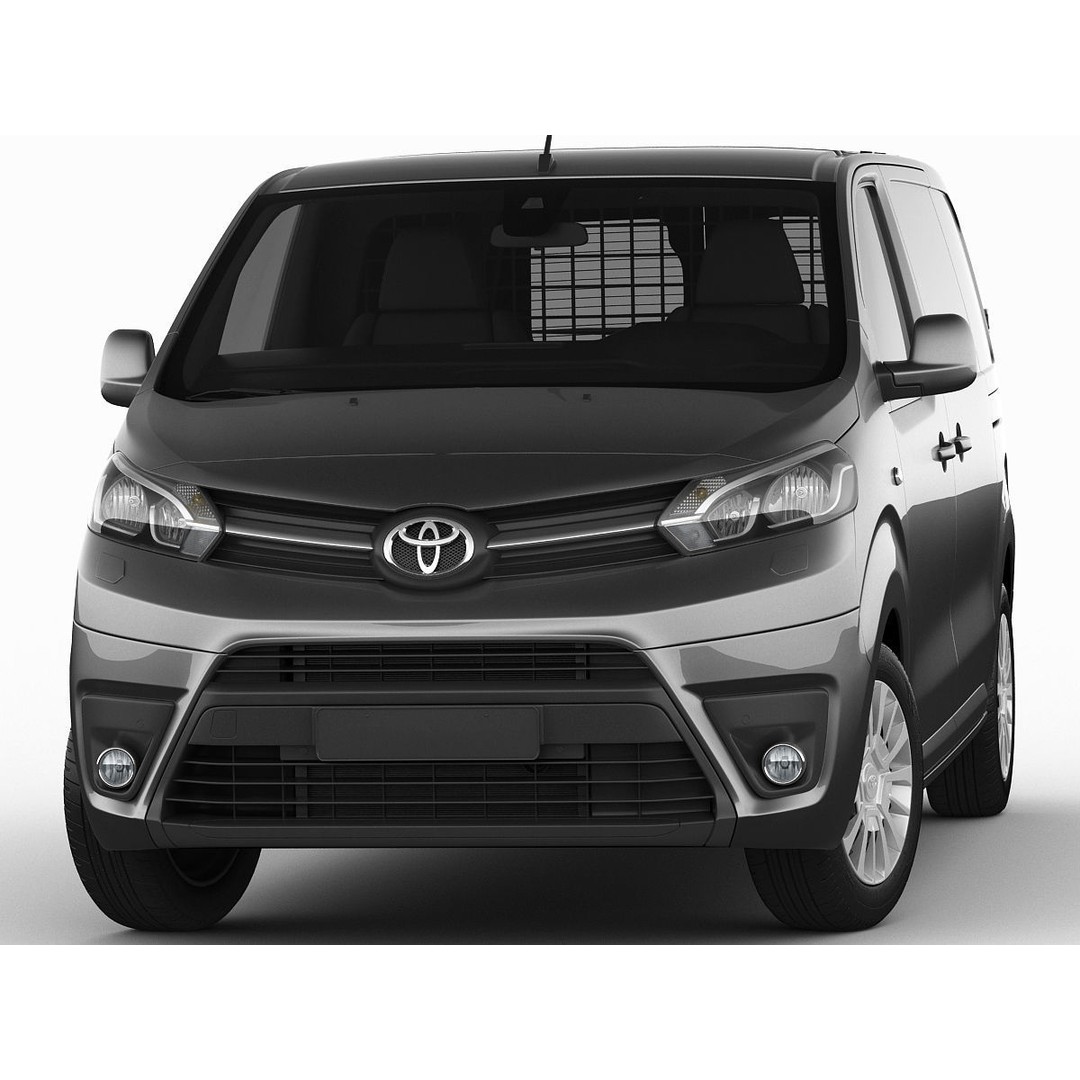 Toyota Proace Van 2016 3D Model – Detailed Exterior, Game-Ready Formats - View 13