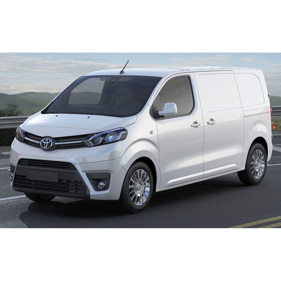 Toyota Proace Van 2016 3D Model – Detailed Exterior, Game-Ready Formats - View 14