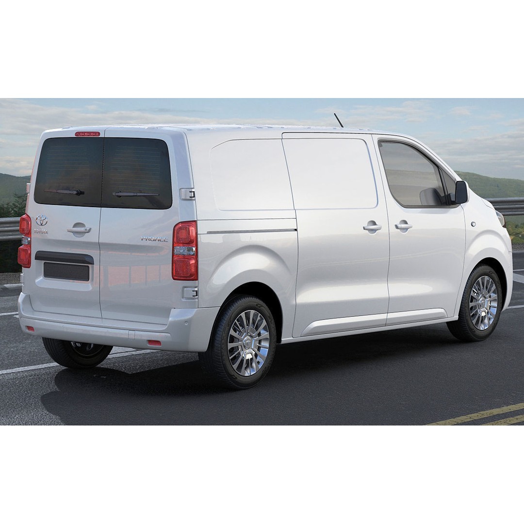 Toyota Proace Van 2016 3D Model – Detailed Exterior, Game-Ready Formats - View 15
