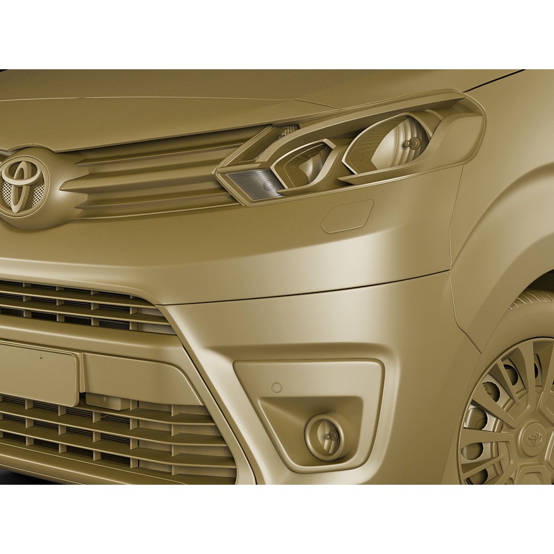 Toyota Proace Van 2016 3D Model – Detailed Exterior, Game-Ready Formats - View 18