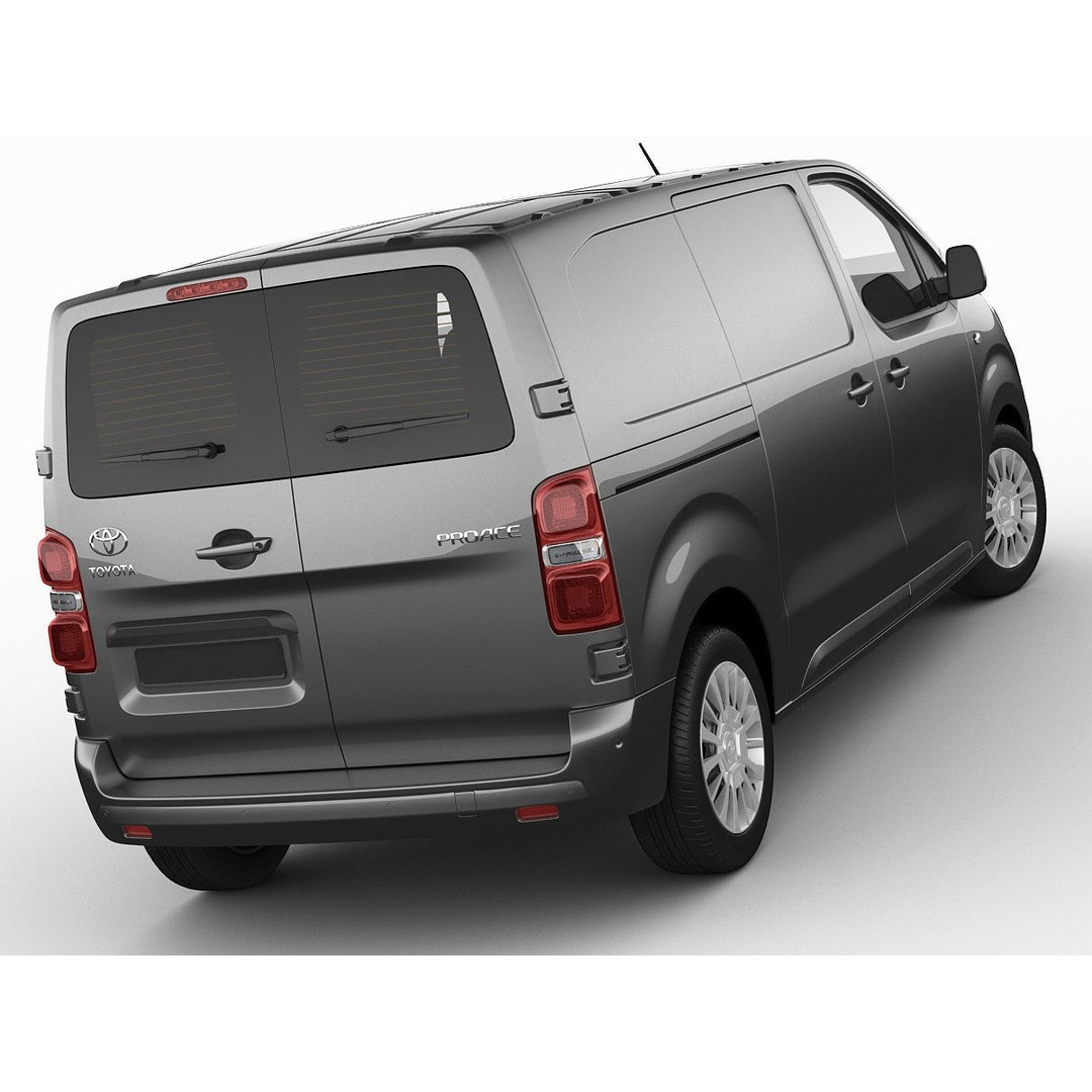 Toyota Proace Van 2016 3D Model – Detailed Exterior, Game-Ready Formats - View 3