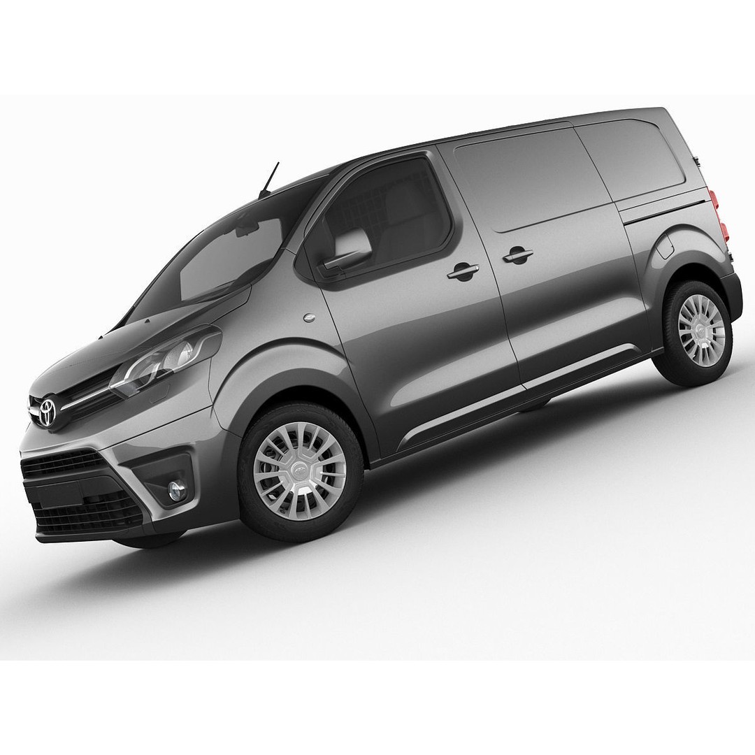 Toyota Proace Van 2016 3D Model – Detailed Exterior, Game-Ready Formats - View 9