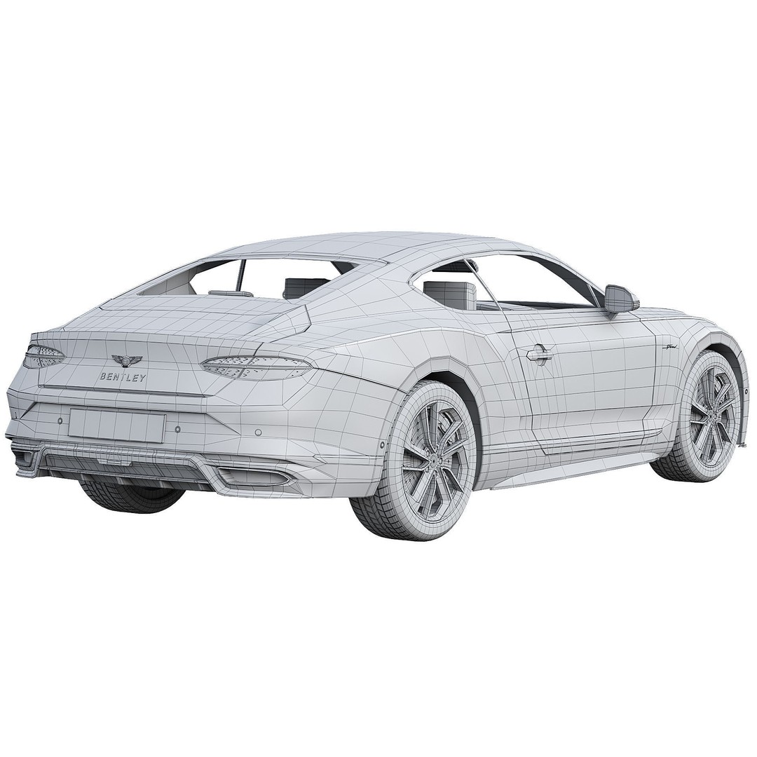 Bentley Continental GT Speed 2025 3D Model – Luxury Coupe, PBR Textures