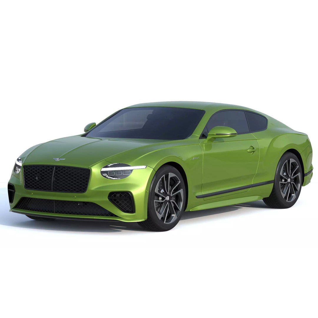 Bentley Continental GT Speed 2025 3D Model – Luxury Coupe, PBR Textures - View 2