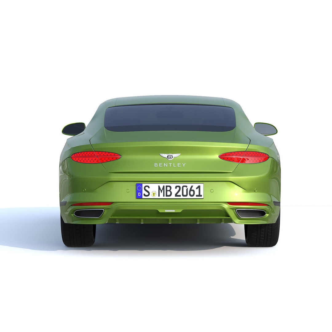 Bentley Continental GT Speed 2025 3D Model – Luxury Coupe, PBR Textures - View 6