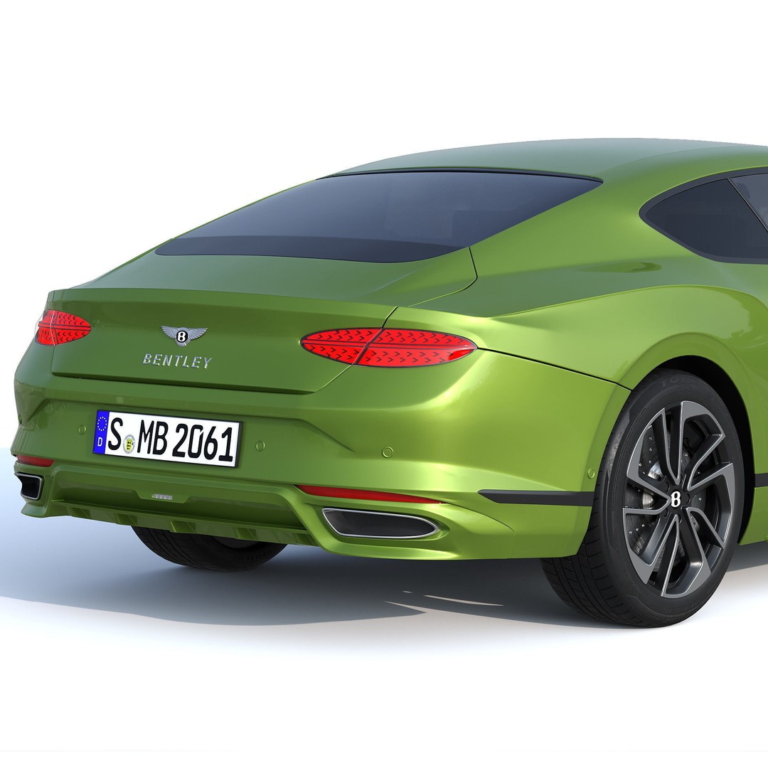 Bentley Continental GT Speed 2025 3D Model – Luxury Coupe, PBR Textures - View 8
