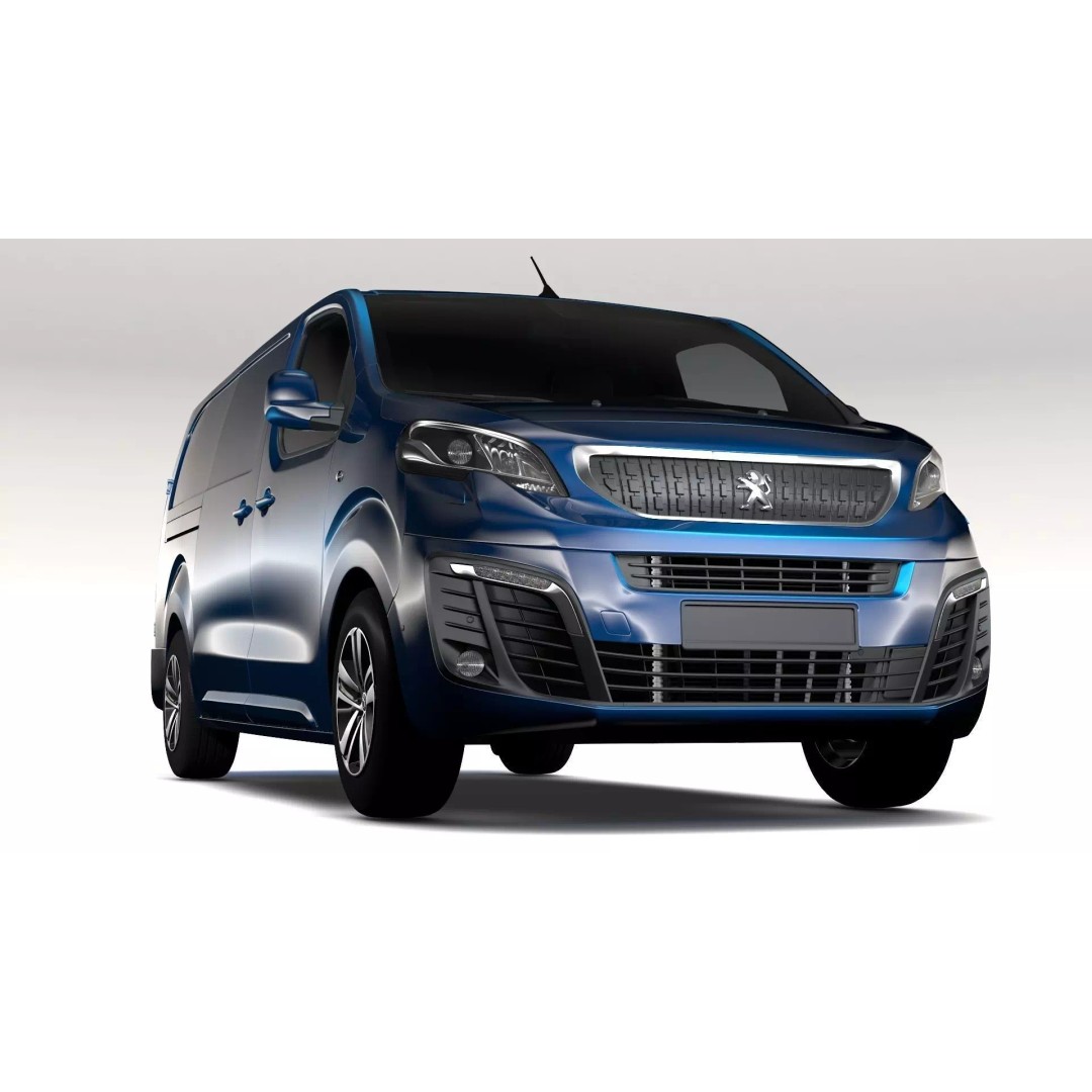Peugeot Expert L3 2017 3D Model – High Poly Vehicle for Animation, FBX, OBJ - View 2