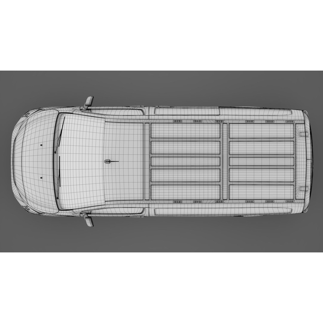 Peugeot Expert L3 2017 3D Model – High Poly Vehicle for Animation, FBX, OBJ - View 20