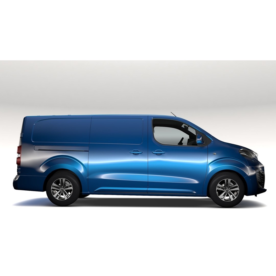 Peugeot Expert L3 2017 3D Model – High Poly Vehicle for Animation, FBX, OBJ - View 6
