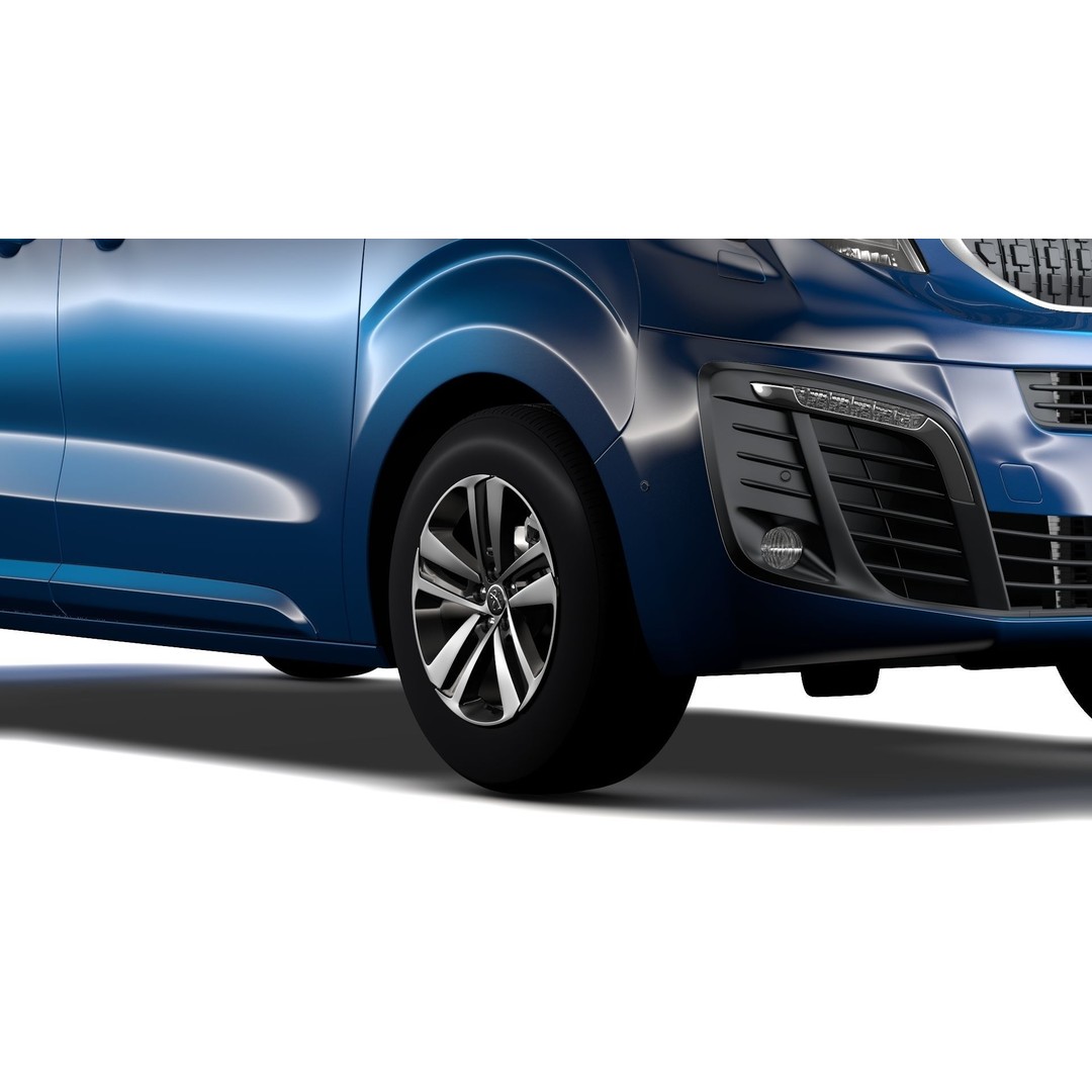 Peugeot Expert L3 2017 3D Model – High Poly Vehicle for Animation, FBX, OBJ - View 7