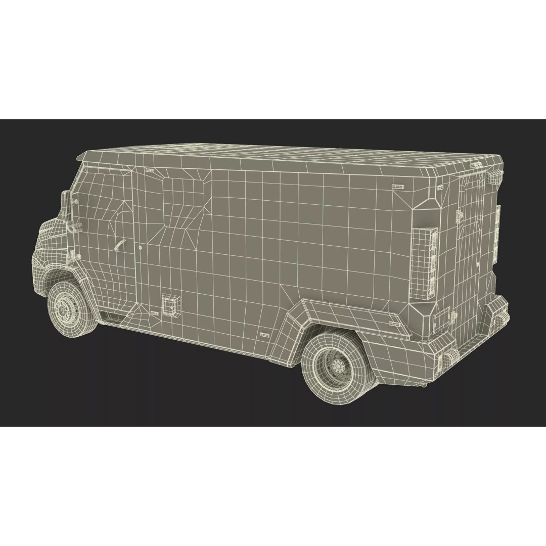 Armored Transport Car Sandy 3D Model – High Poly Military Vehicle, FBX - View 39