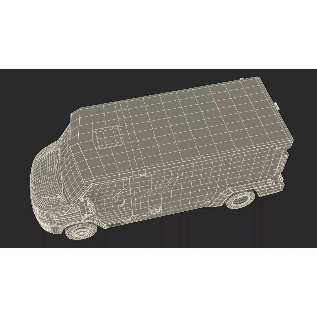 Armored Transport Car Sandy 3D Model – High Poly Military Vehicle, FBX - View 40