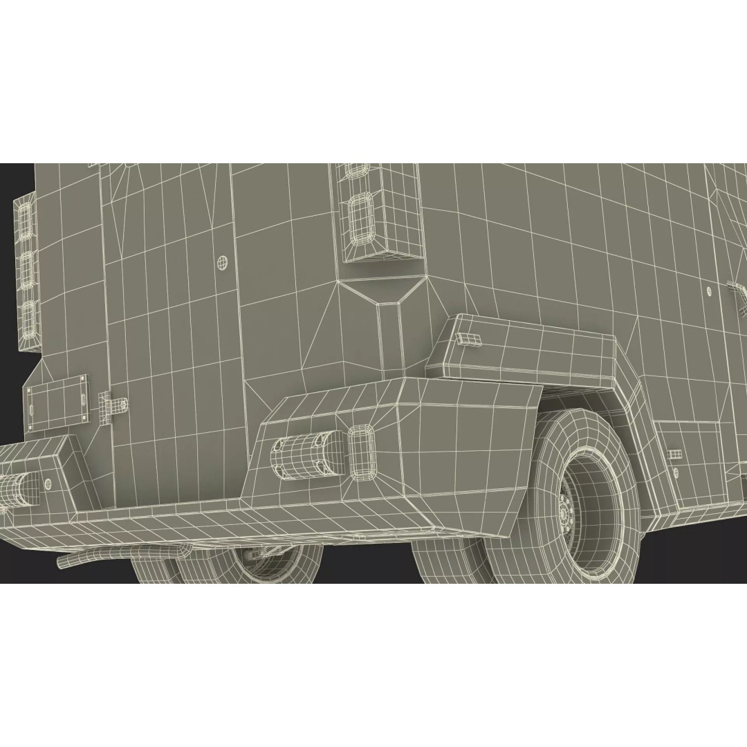 Armored Transport Car Sandy 3D Model – High Poly Military Vehicle, FBX - View 46