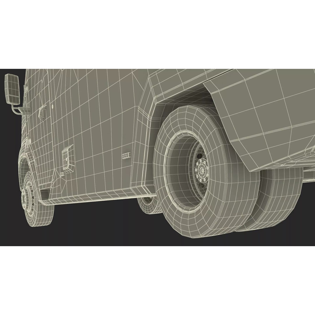 Armored Transport Car Sandy 3D Model – High Poly Military Vehicle, FBX - View 47