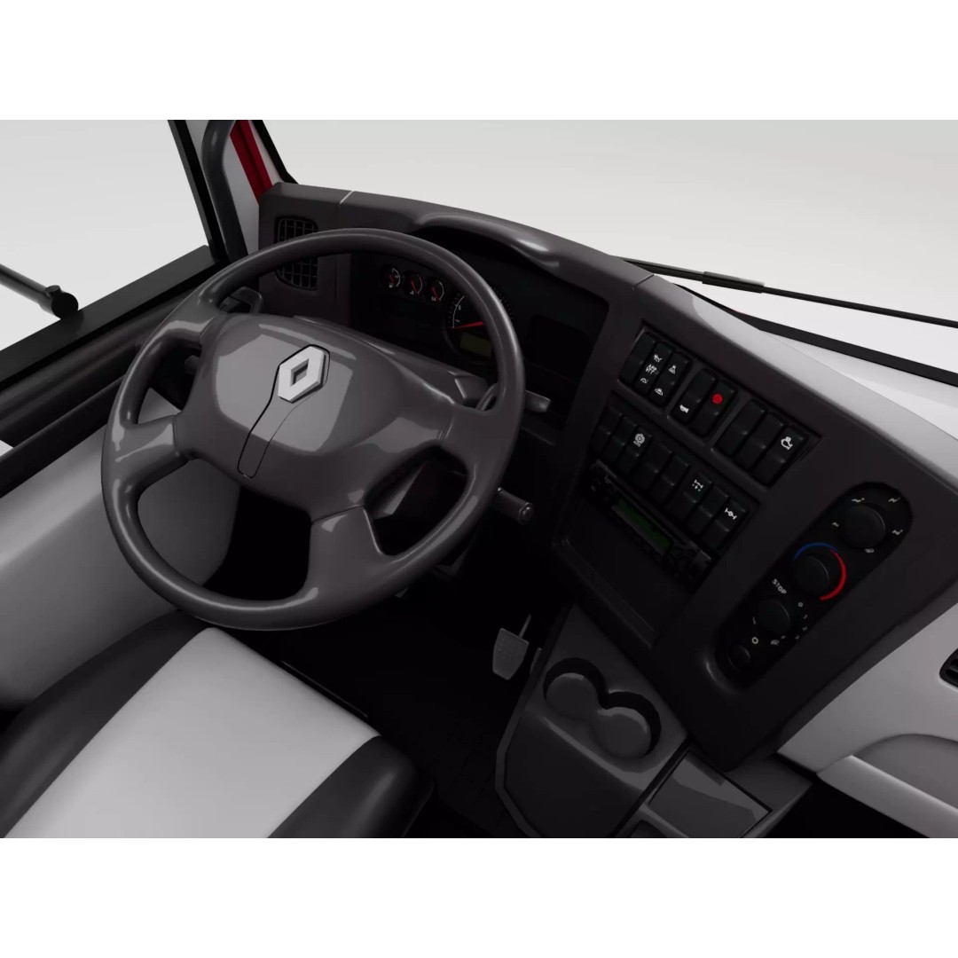 Renault D16 4x4 CrewCab 3D Model – High Detail Game Ready Asset - View 10