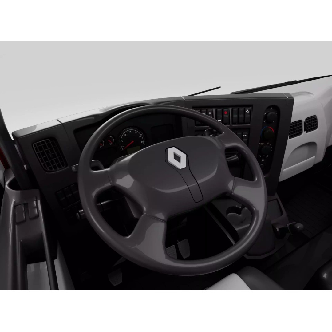 Renault D16 4x4 CrewCab 3D Model – High Detail Game Ready Asset - View 9