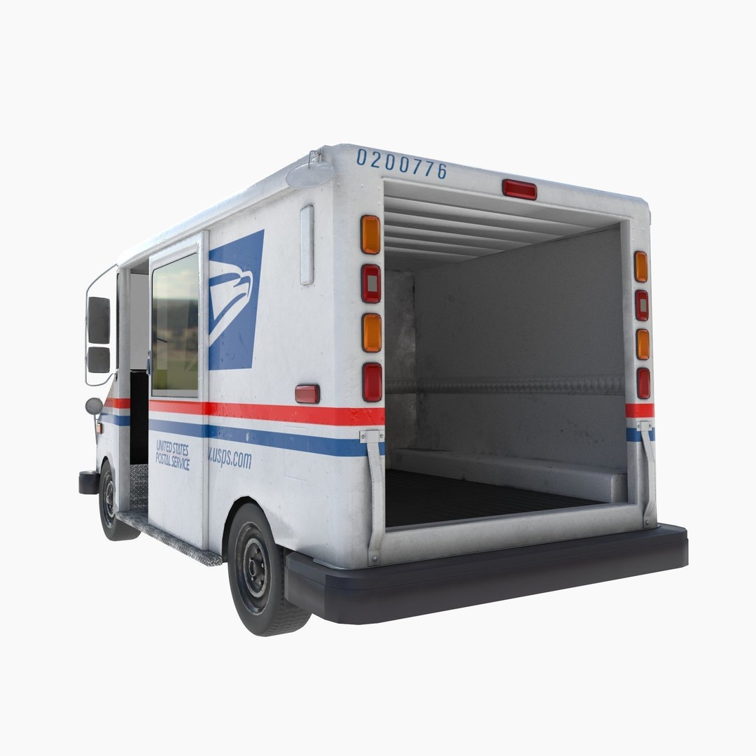 Grumman LLV 3D Model – Low Poly Vehicle with PBR Textures - View 10