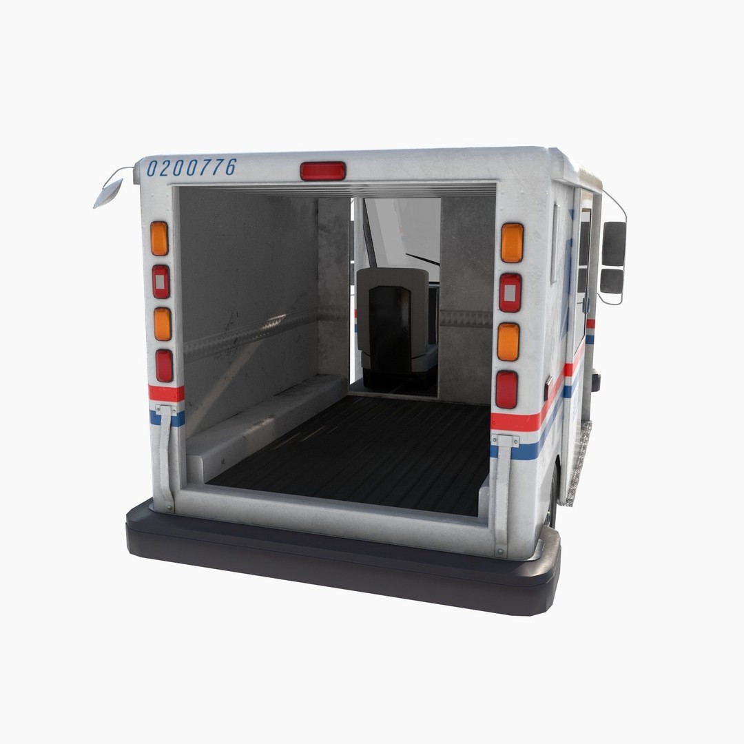 Grumman LLV 3D Model – Low Poly Vehicle with PBR Textures - View 11