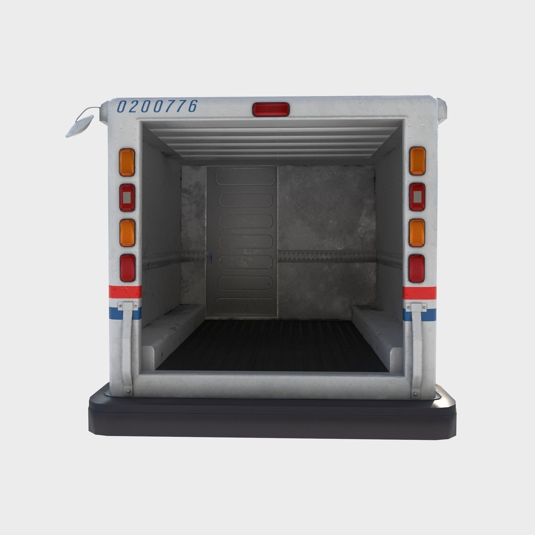 Grumman LLV 3D Model – Low Poly Vehicle with PBR Textures - View 12