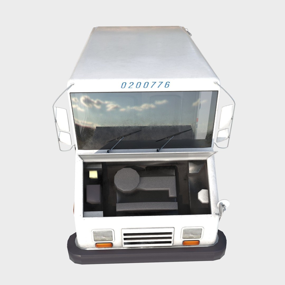 Grumman LLV 3D Model – Low Poly Vehicle with PBR Textures - View 14