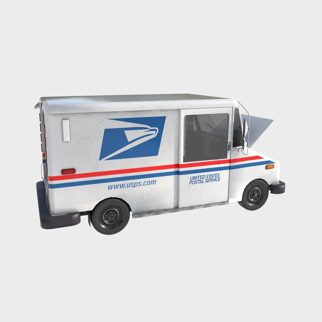 Grumman LLV 3D Model – Low Poly Vehicle with PBR Textures - View 15