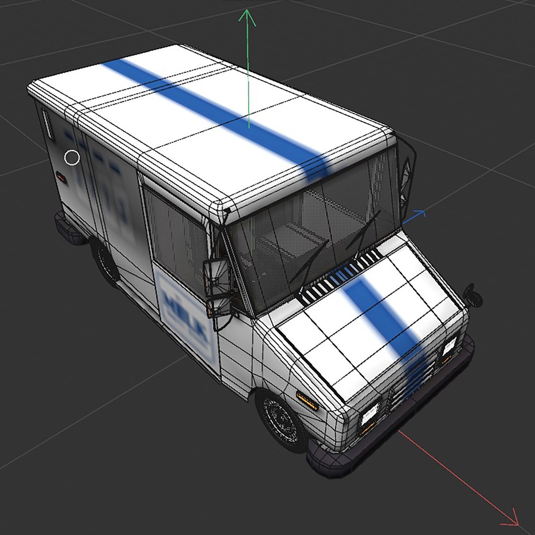 Grumman LLV 3D Model – Low Poly Vehicle with PBR Textures - View 17