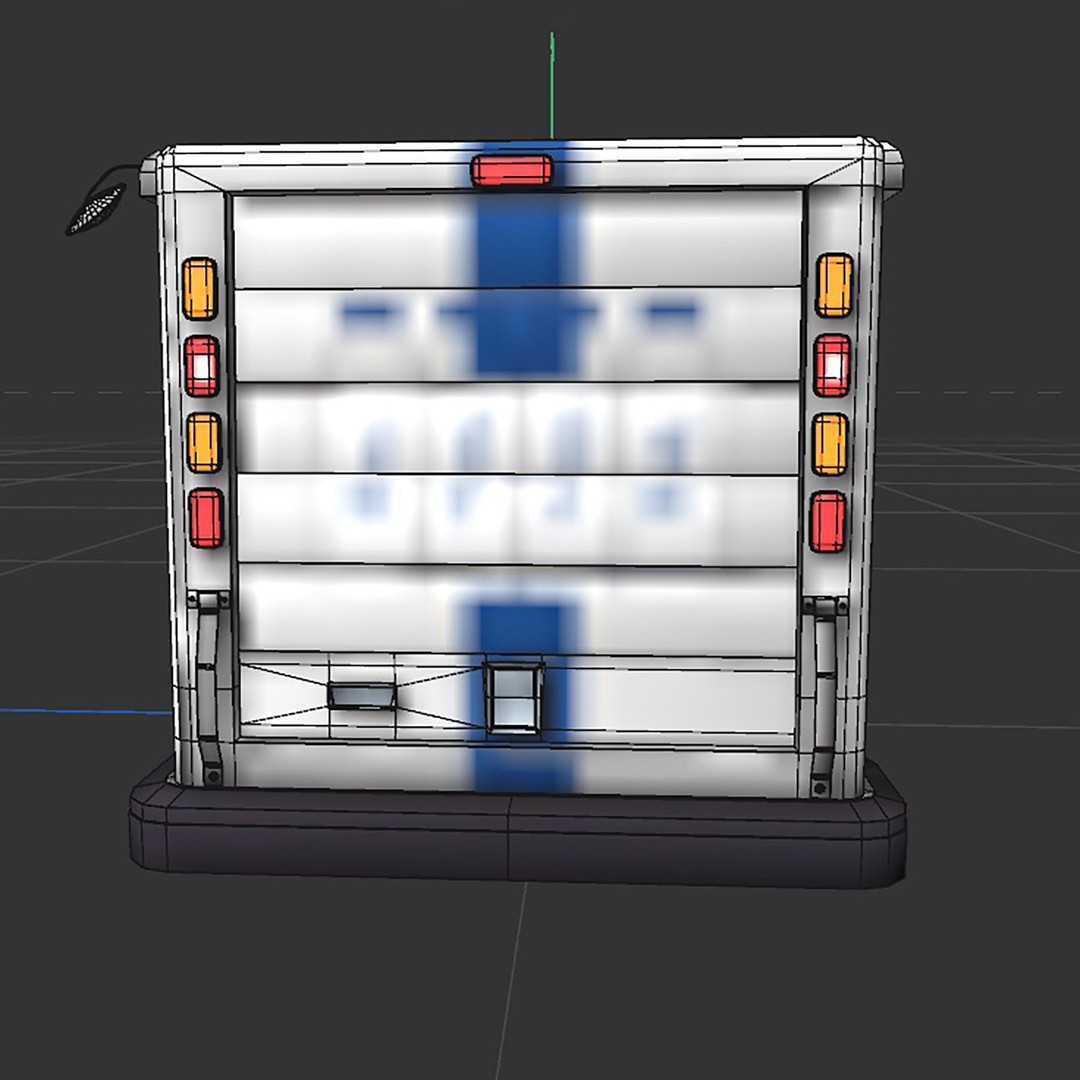 Grumman LLV 3D Model – Low Poly Vehicle with PBR Textures - View 19