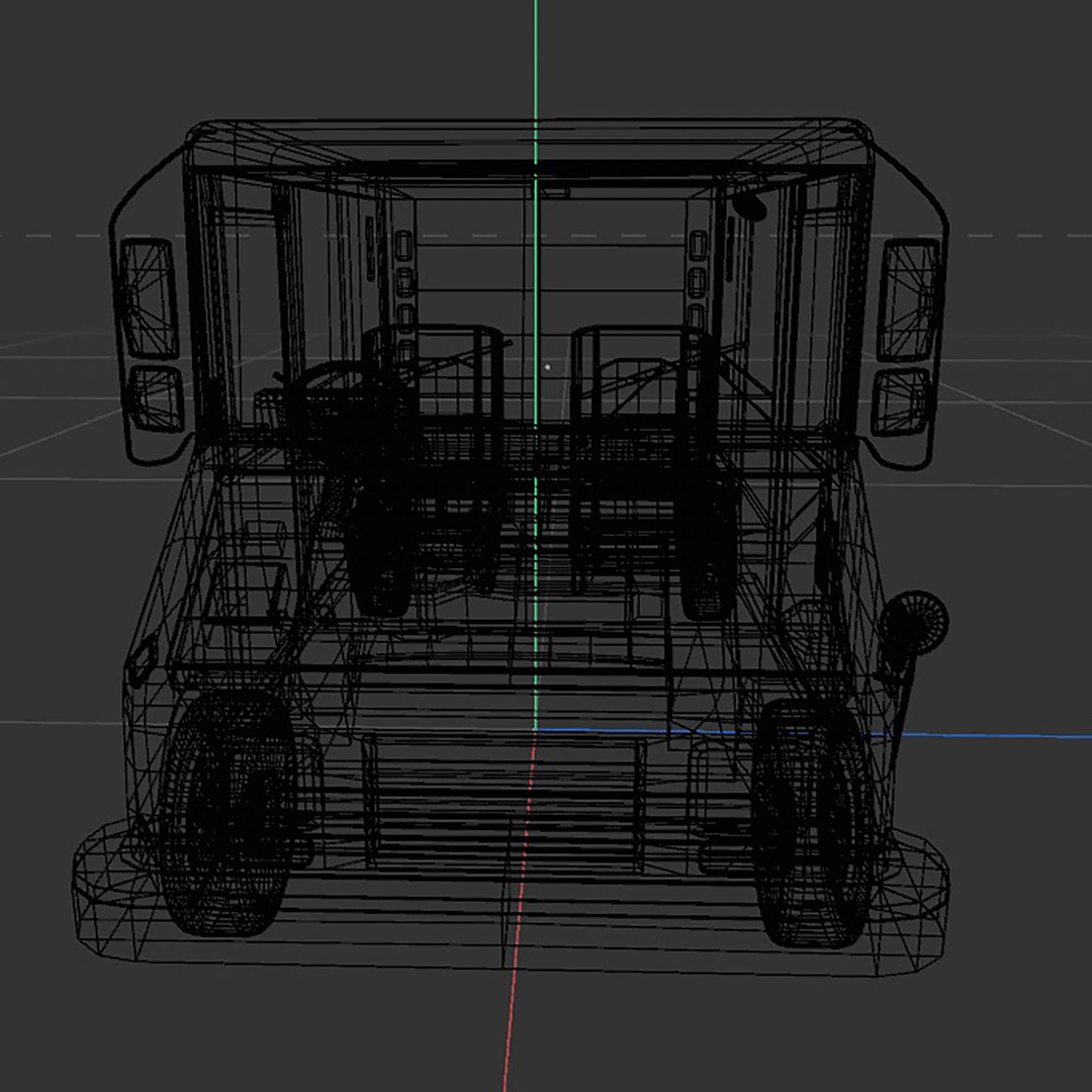 Grumman LLV 3D Model – Low Poly Vehicle with PBR Textures - View 21