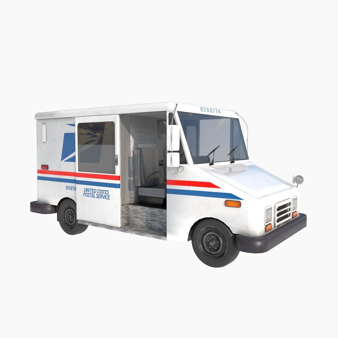 Grumman LLV 3D Model – Low Poly Vehicle with PBR Textures - View 8