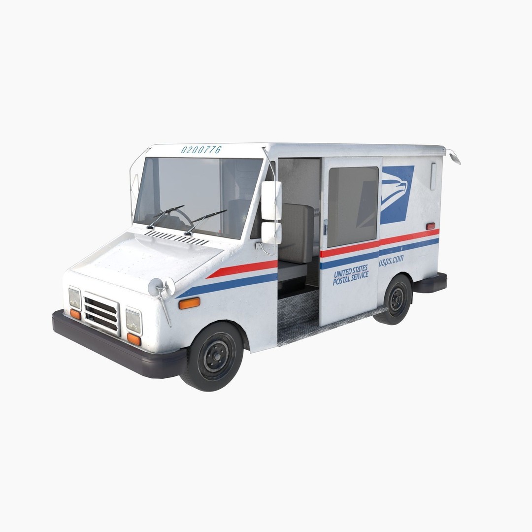 Grumman LLV 3D Model – Low Poly Vehicle with PBR Textures - View 9