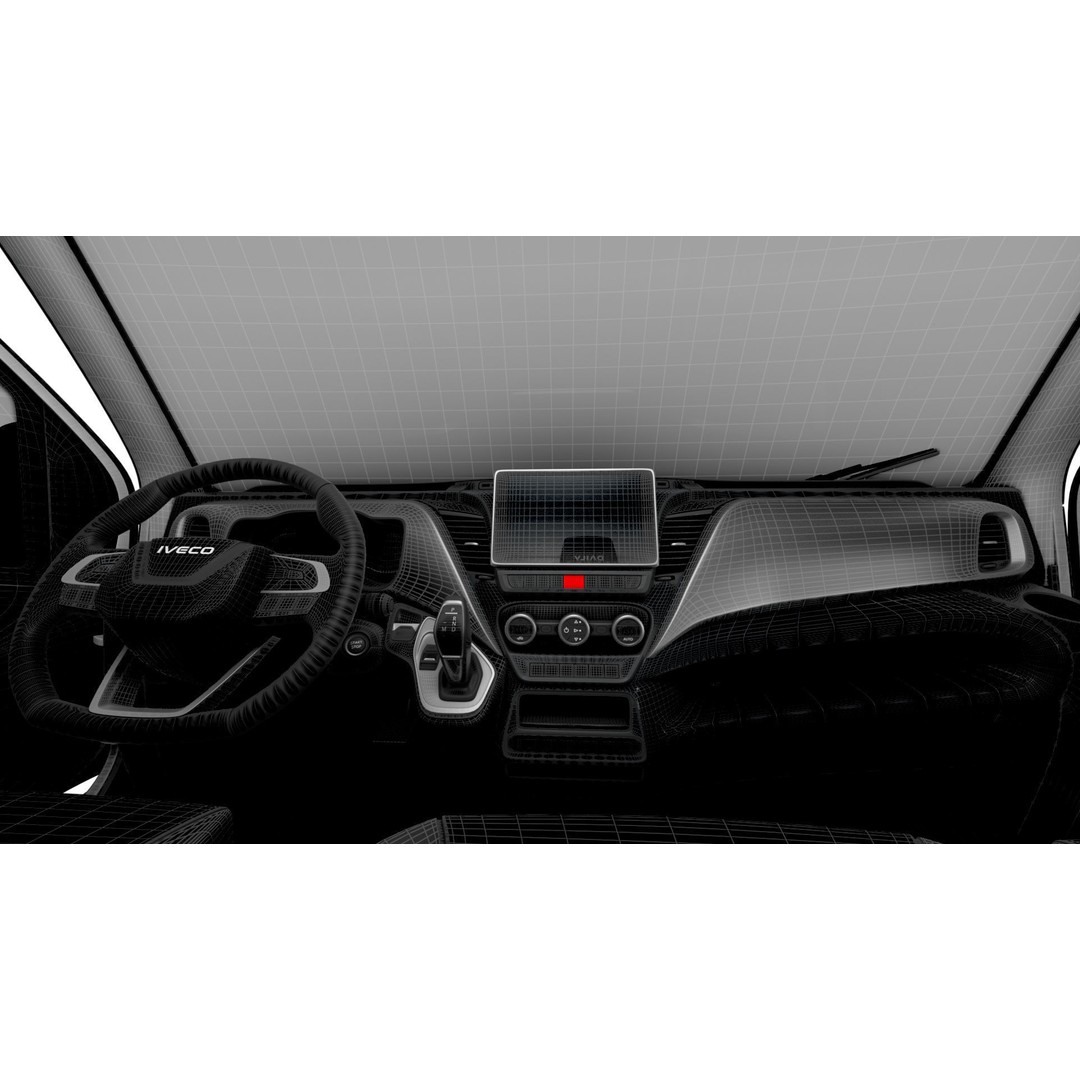 Iveco Daily Van L3H2 3D Model – High Quality Interior, FBX & OBJ