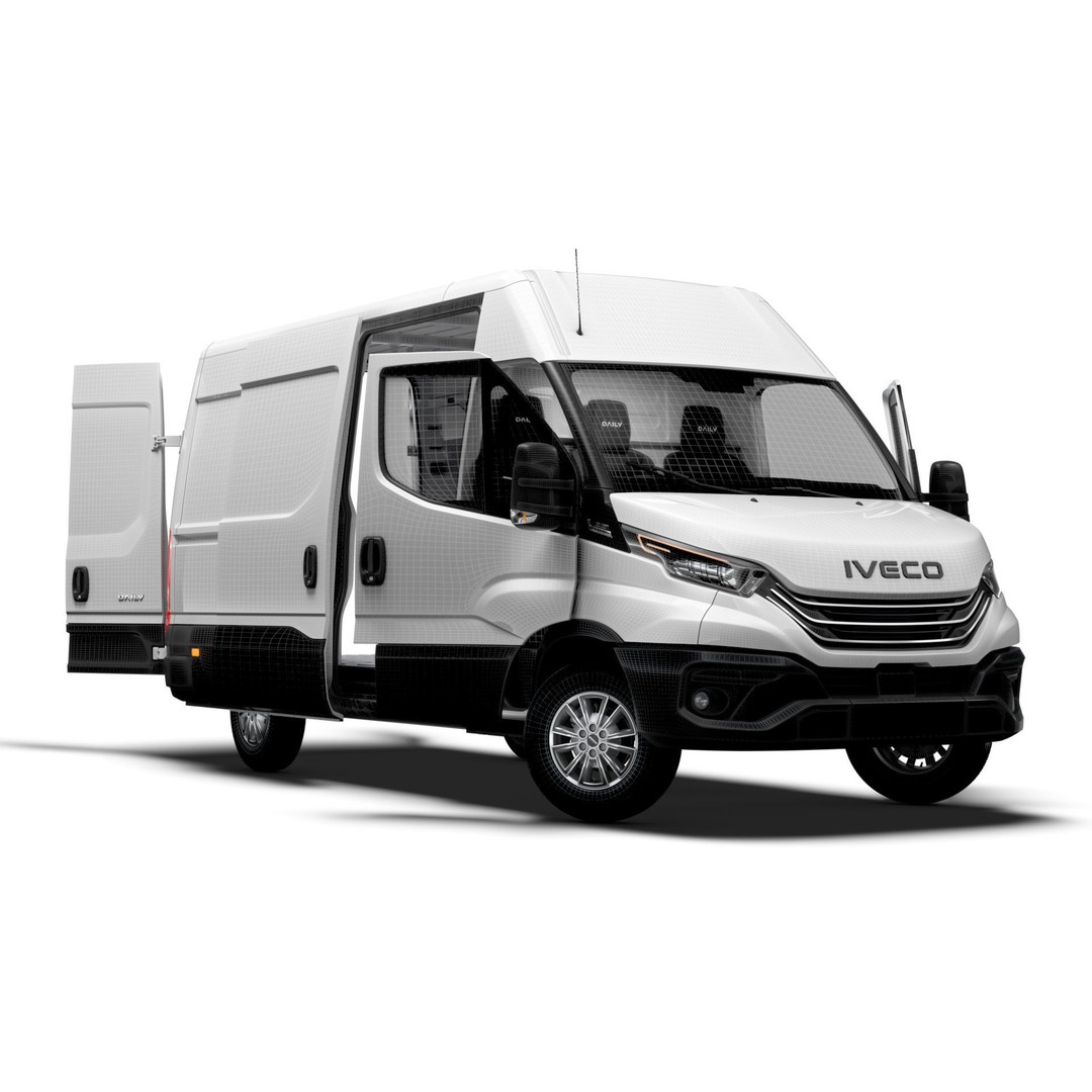 Iveco Daily Van L3H2 3D Model – High Quality Interior, FBX & OBJ - View 15