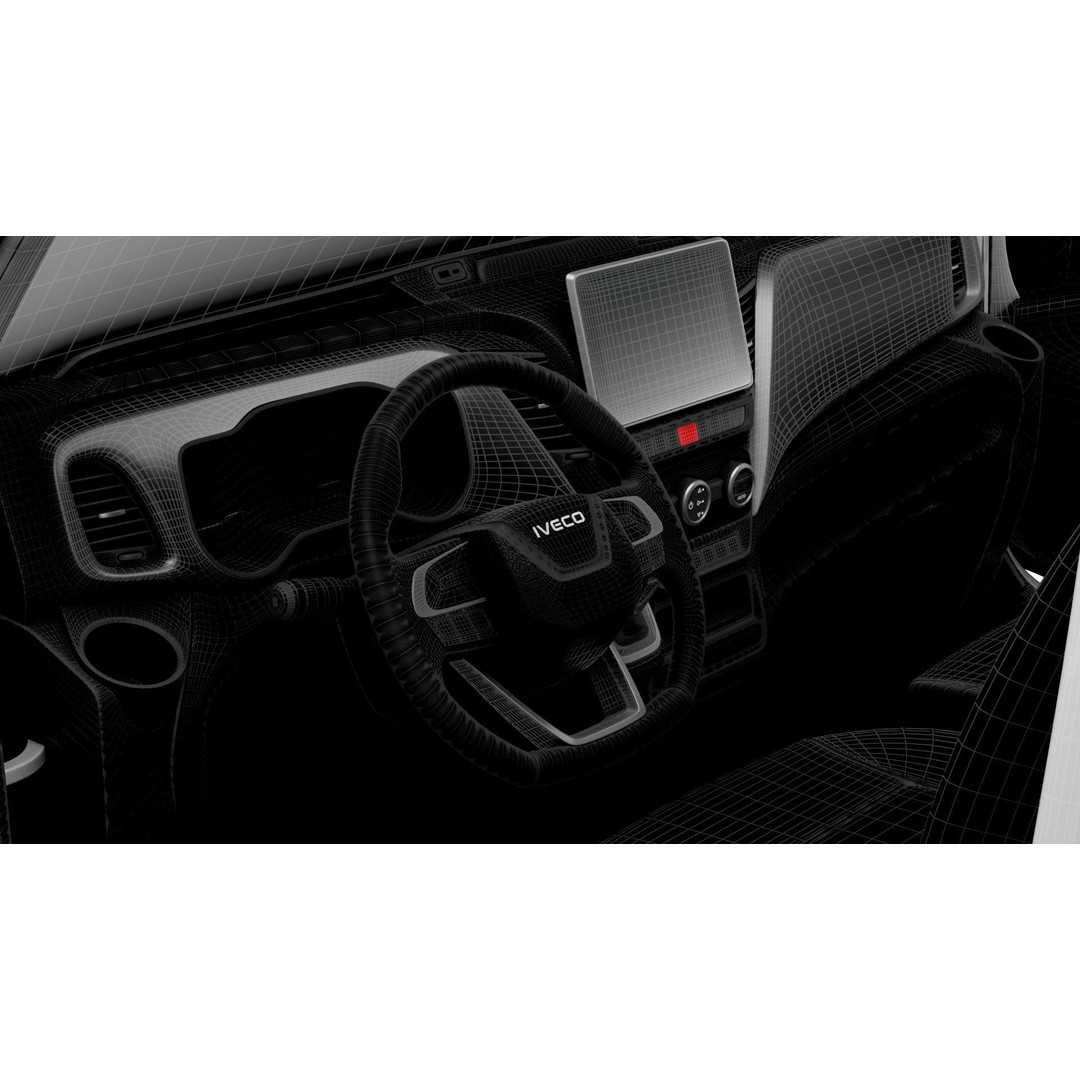 Iveco Daily Van L3H2 3D Model – High Quality Interior, FBX & OBJ - View 16
