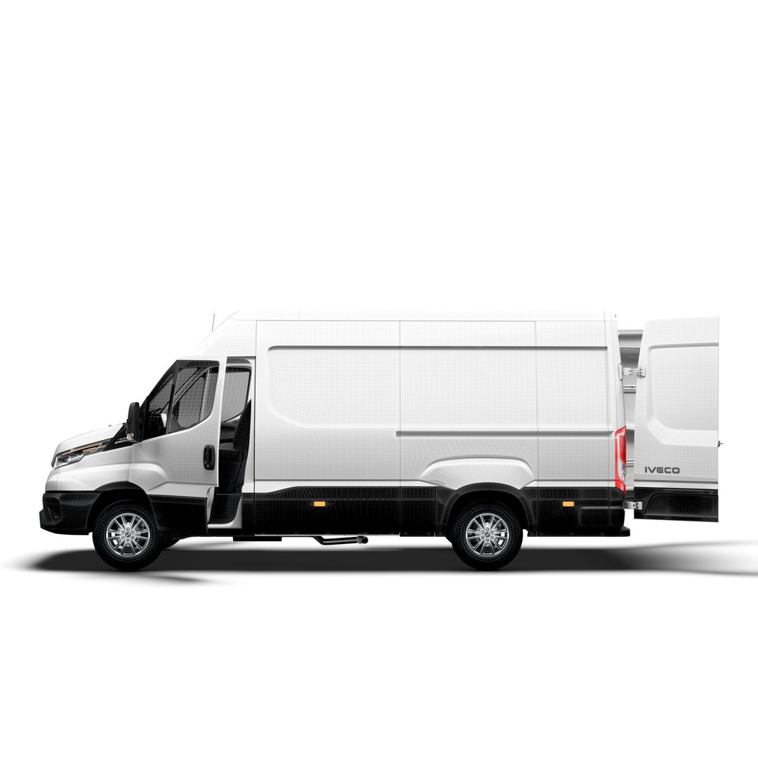 Iveco Daily Van L3H2 3D Model – High Quality Interior, FBX & OBJ - View 17