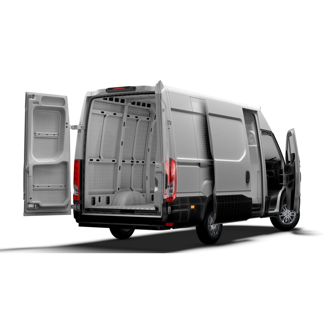 Iveco Daily Van L3H2 3D Model – High Quality Interior, FBX & OBJ - View 18