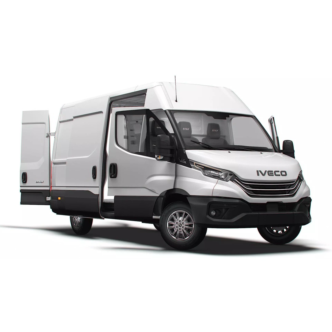 Iveco Daily Van L3H2 3D Model – High Quality Interior, FBX & OBJ - View 2
