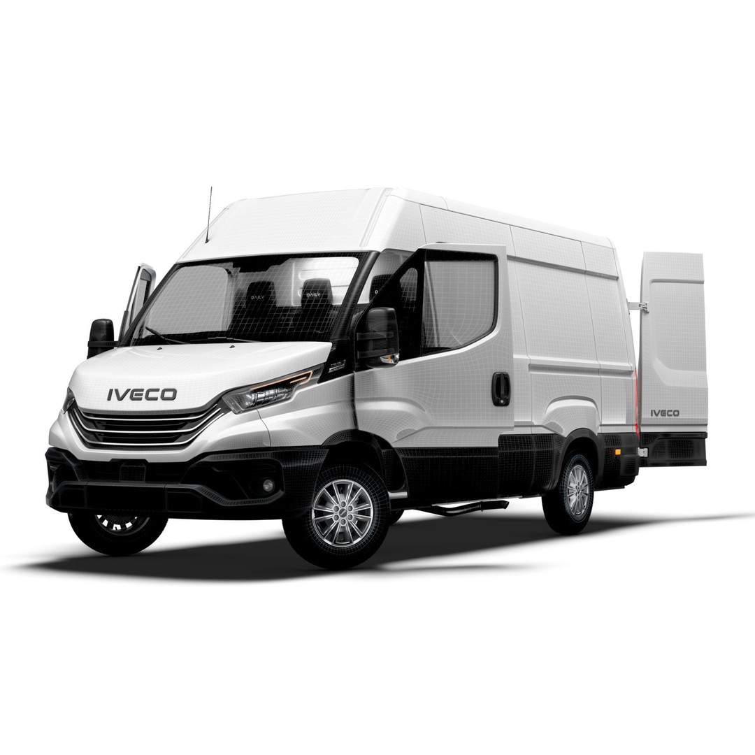 Iveco Daily Van L3H2 3D Model – High Quality Interior, FBX & OBJ - View 21