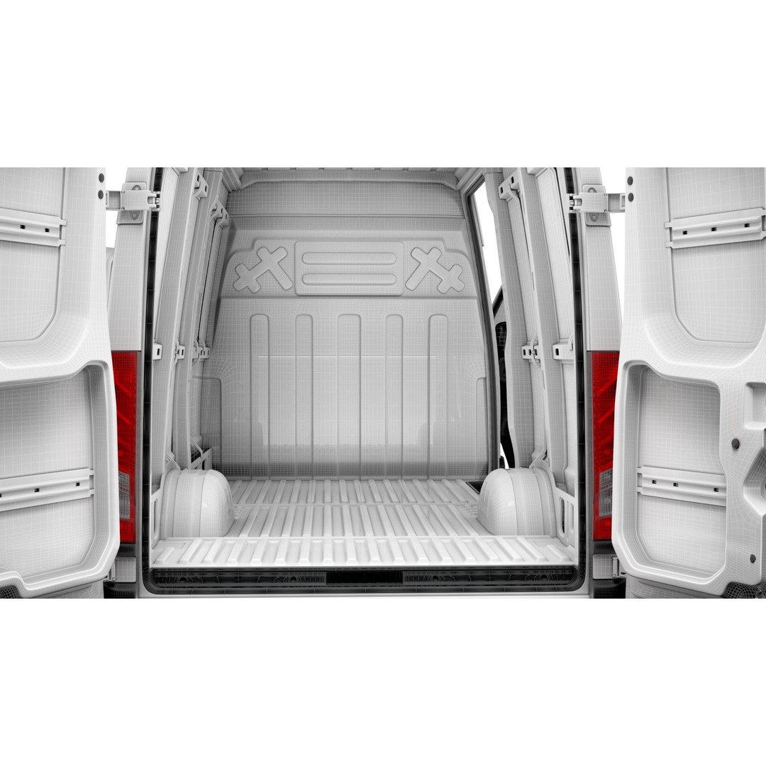 Iveco Daily Van L3H2 3D Model – High Quality Interior, FBX & OBJ - View 26