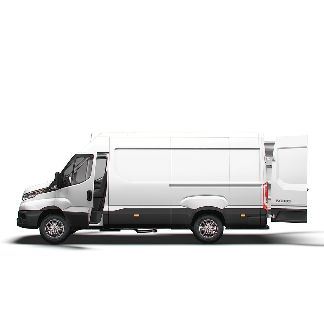 Iveco Daily Van L3H2 3D Model – High Quality Interior, FBX & OBJ - View 4