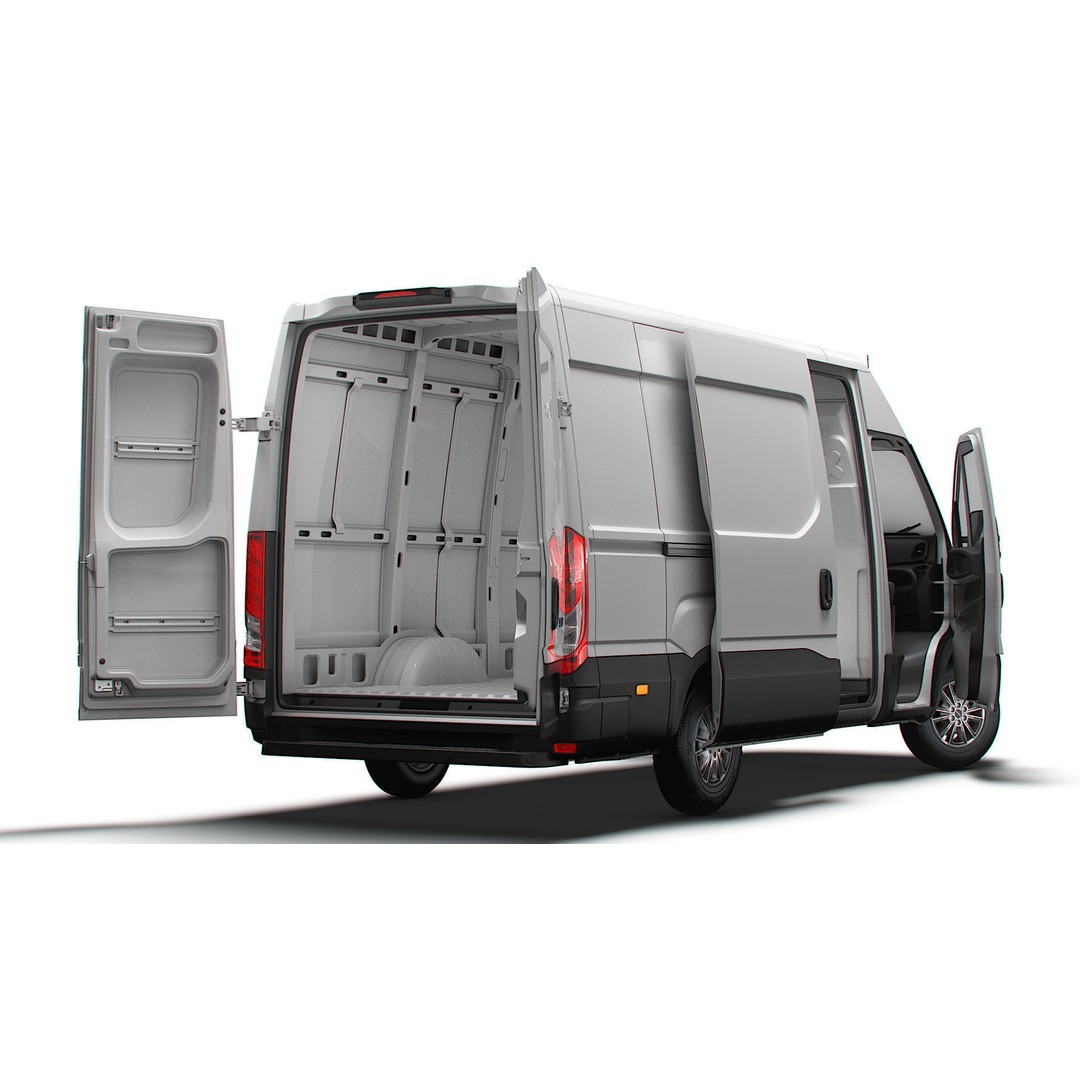 Iveco Daily Van L3H2 3D Model – High Quality Interior, FBX & OBJ - View 5