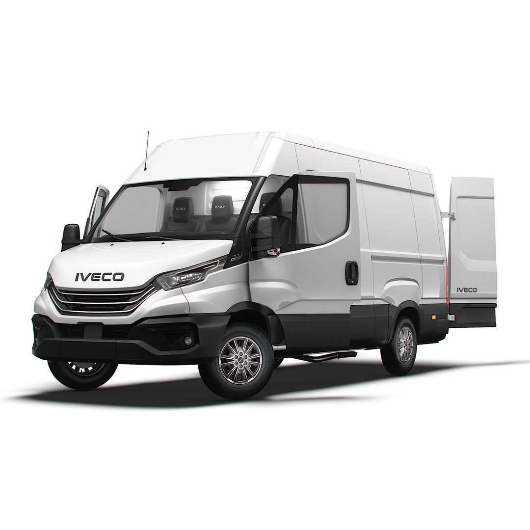 Iveco Daily Van L3H2 3D Model – High Quality Interior, FBX & OBJ - View 8