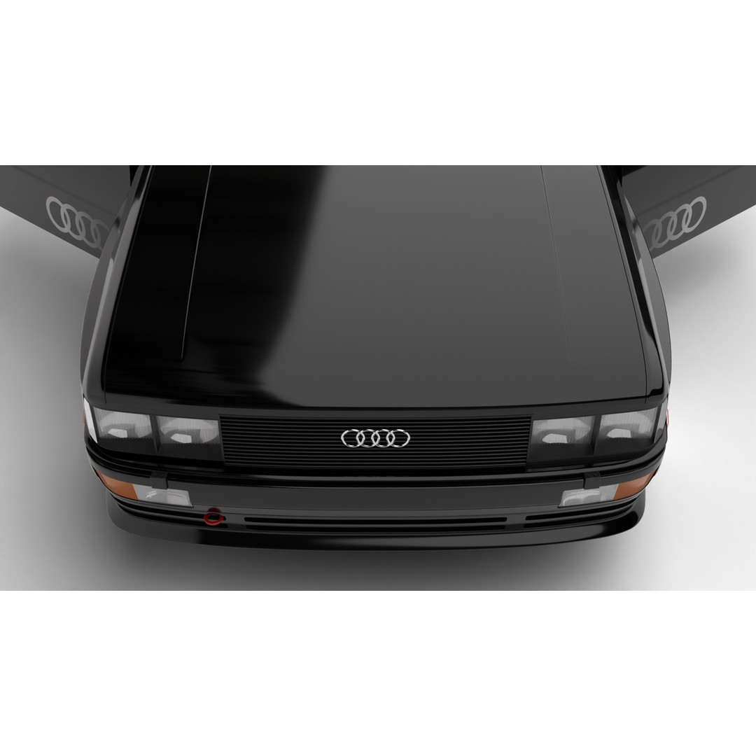 Audi Quattro UR 1980 3D Model – High Poly Rigged Vehicle, FBX, OBJ - View 15