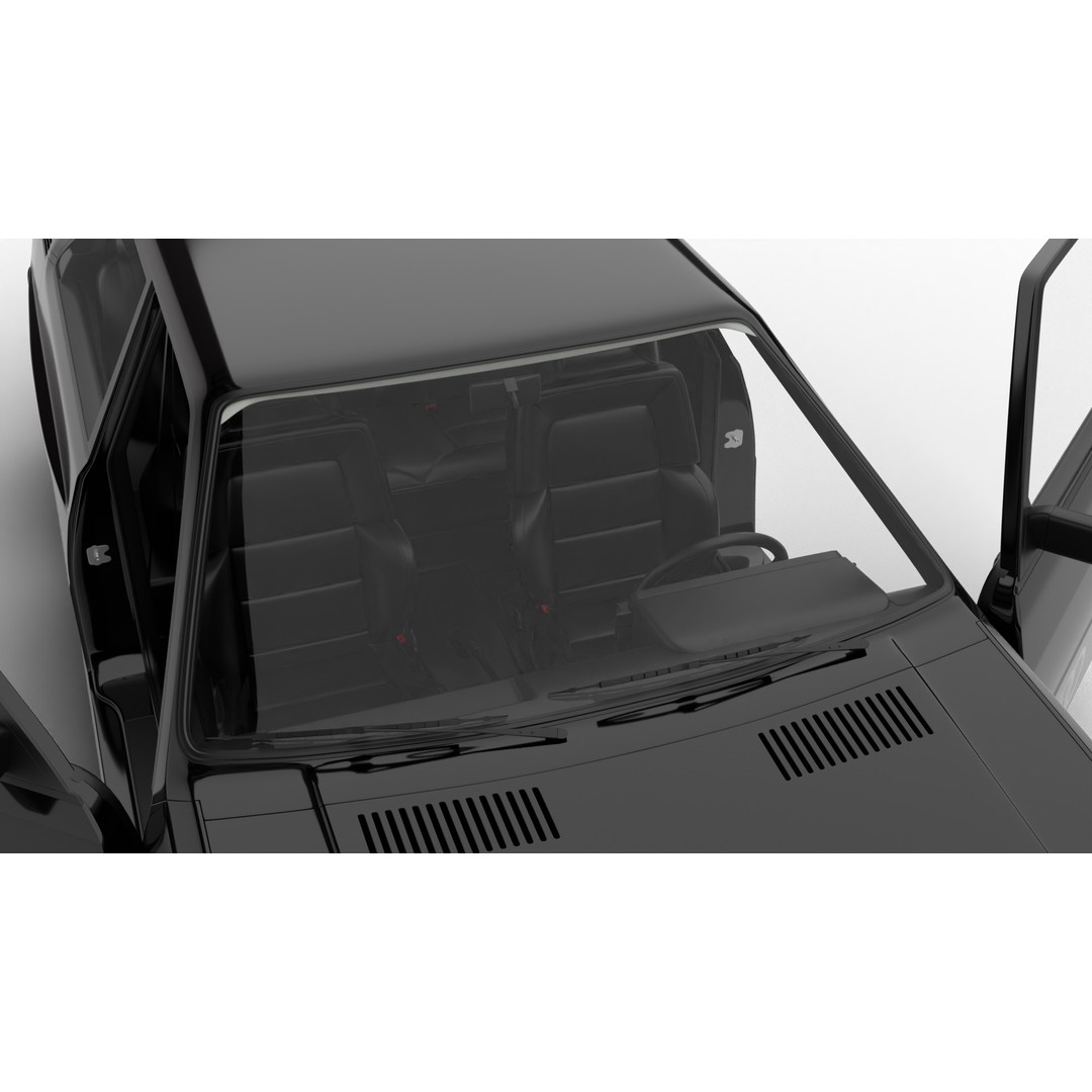 Audi Quattro UR 1980 3D Model – High Poly Rigged Vehicle, FBX, OBJ - View 24