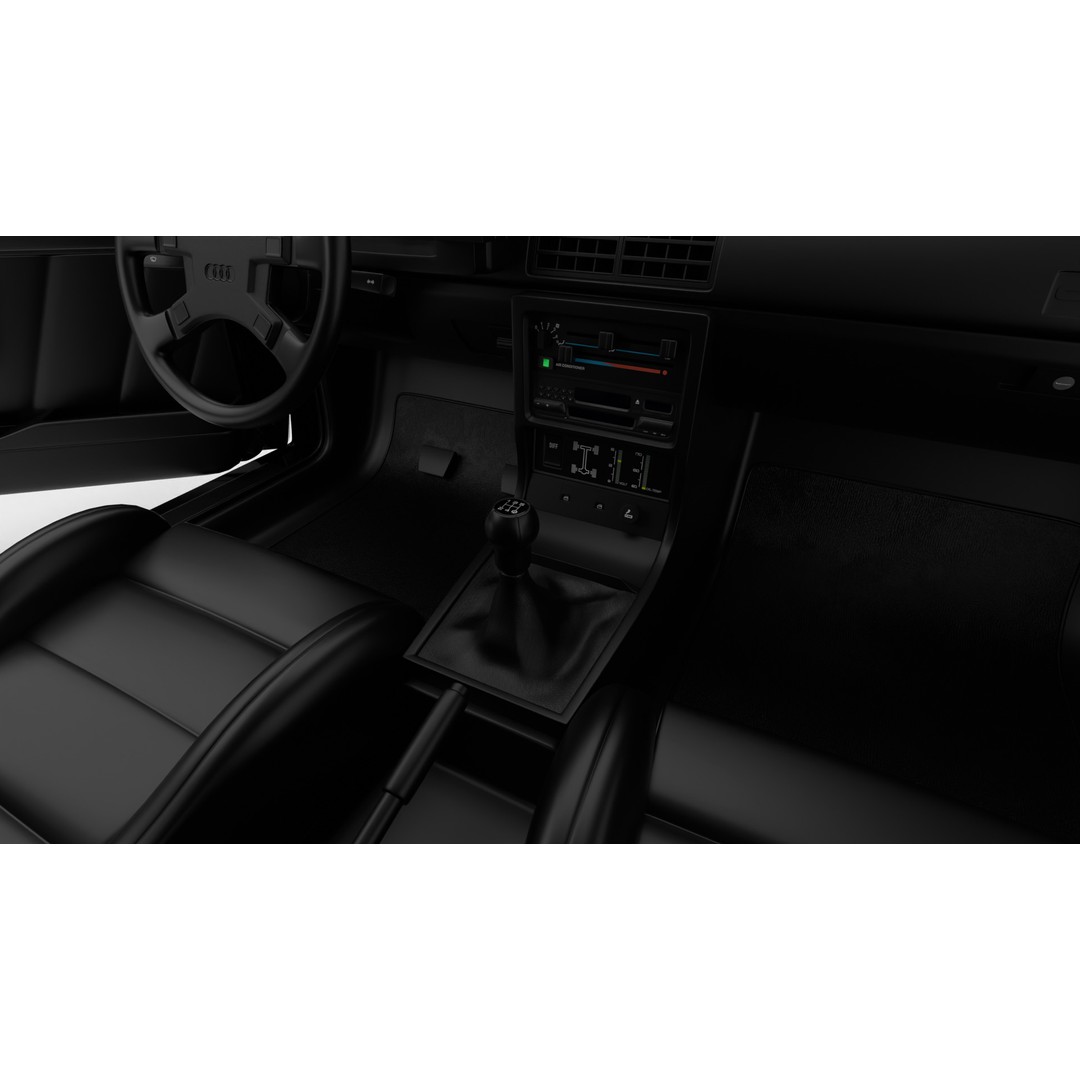 Audi Quattro UR 1980 3D Model – High Poly Rigged Vehicle, FBX, OBJ - View 26