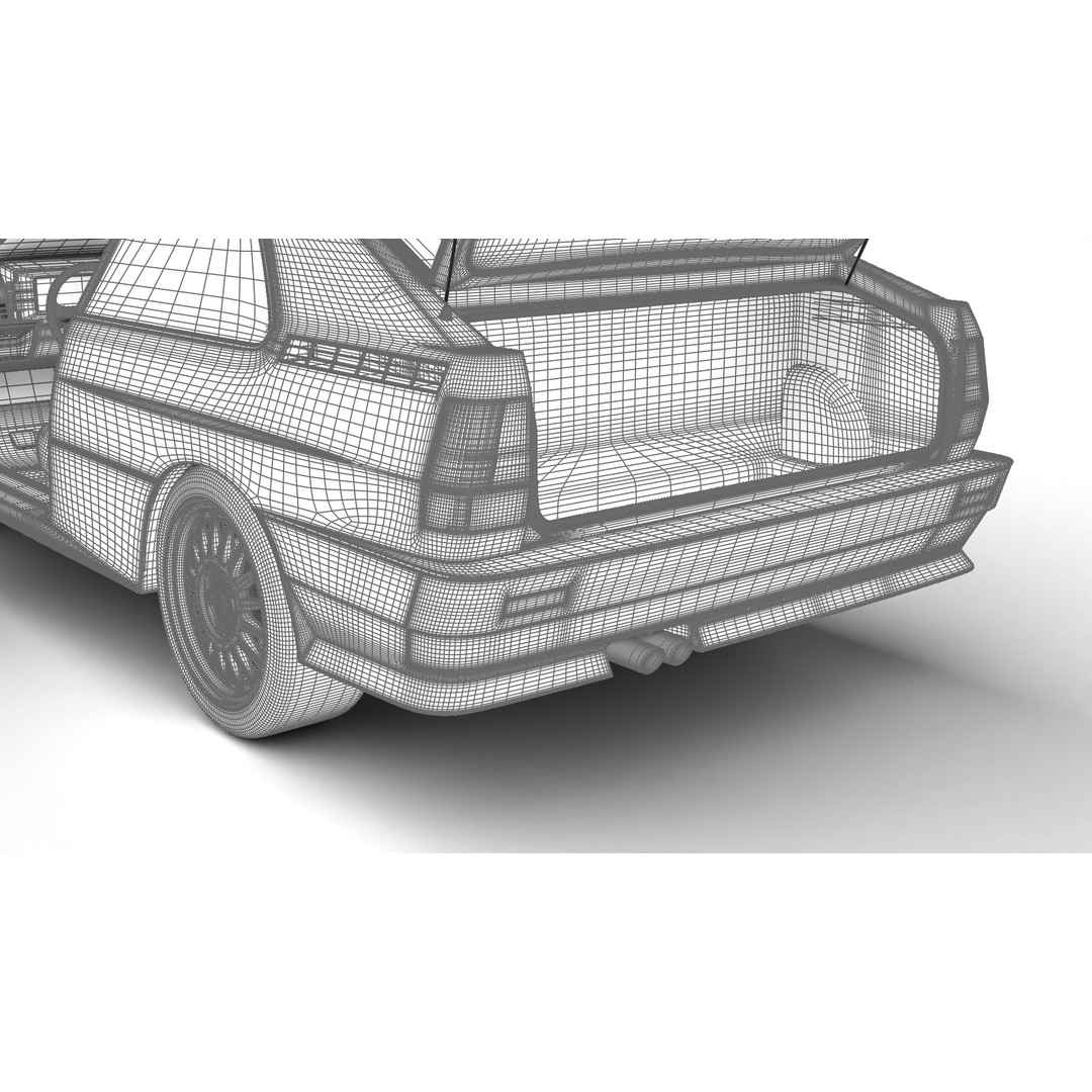 Audi Quattro UR 1980 3D Model – High Poly Rigged Vehicle, FBX, OBJ - View 32