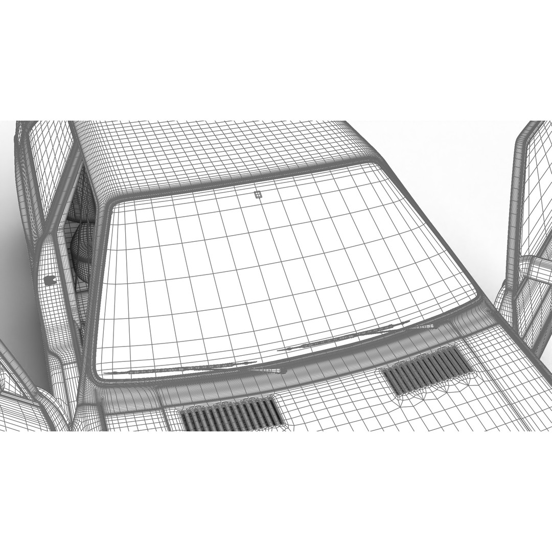 Audi Quattro UR 1980 3D Model – High Poly Rigged Vehicle, FBX, OBJ - View 36