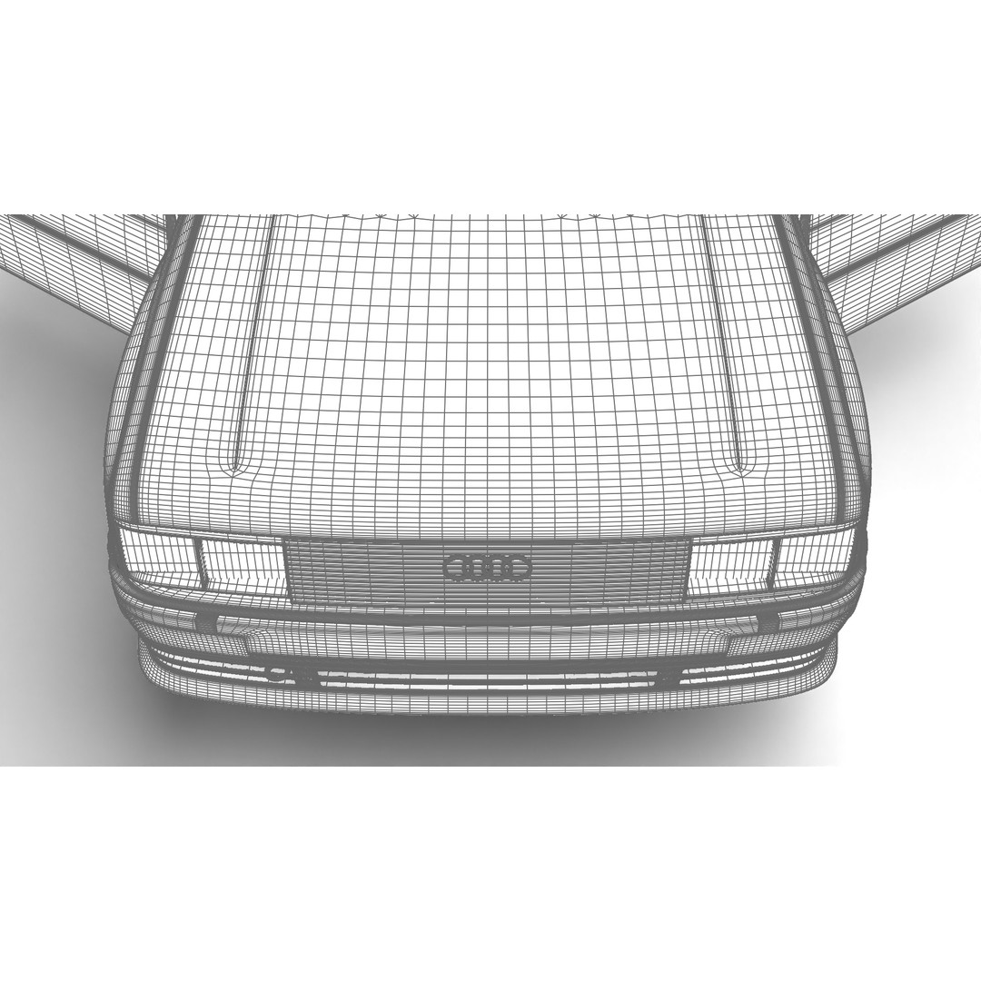 Audi Quattro UR 1980 3D Model – High Poly Rigged Vehicle, FBX, OBJ - View 37