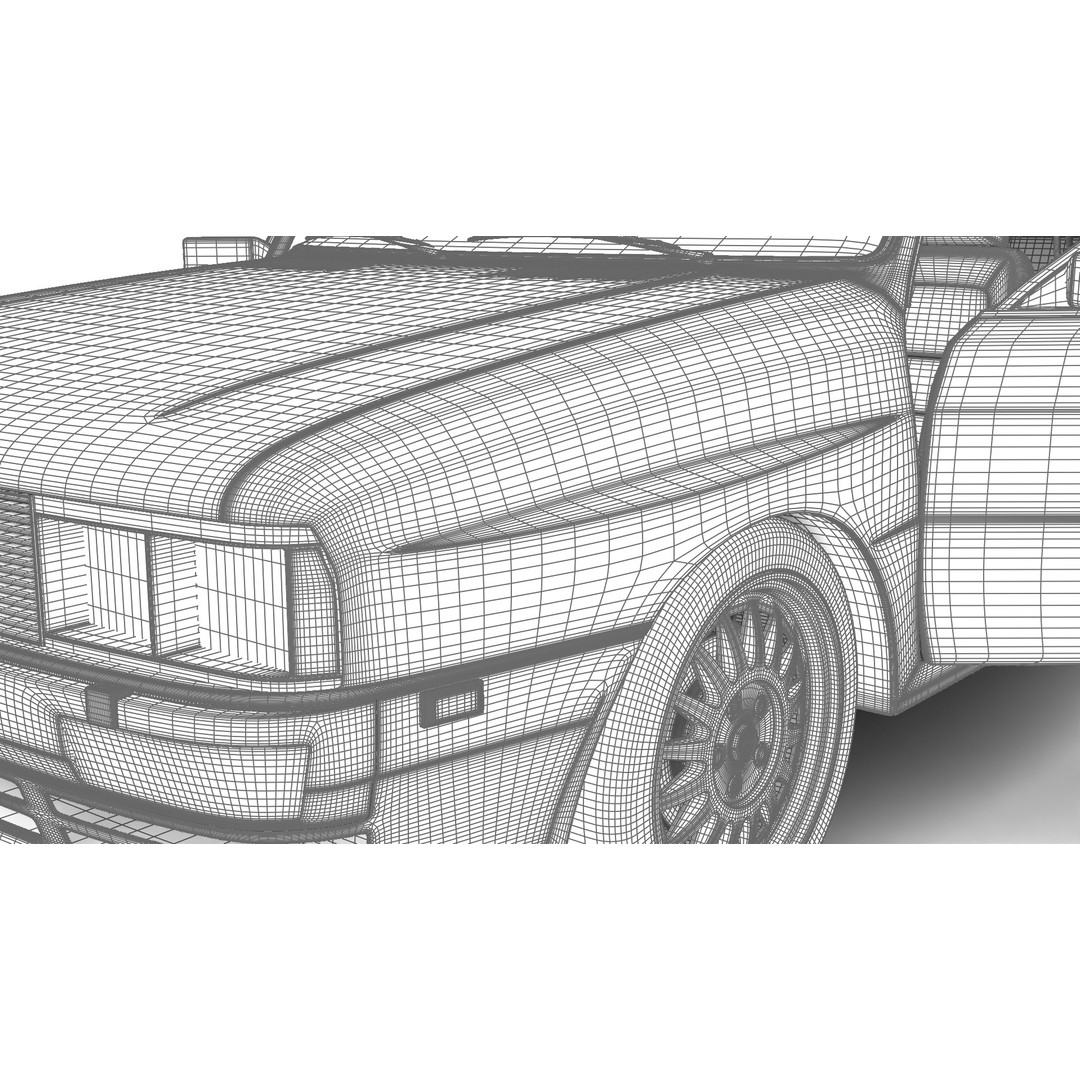 Audi Quattro UR 1980 3D Model – High Poly Rigged Vehicle, FBX, OBJ - View 41